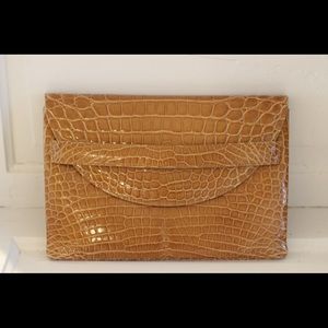 Titti Dell’Acqua Milano crocodile clutch